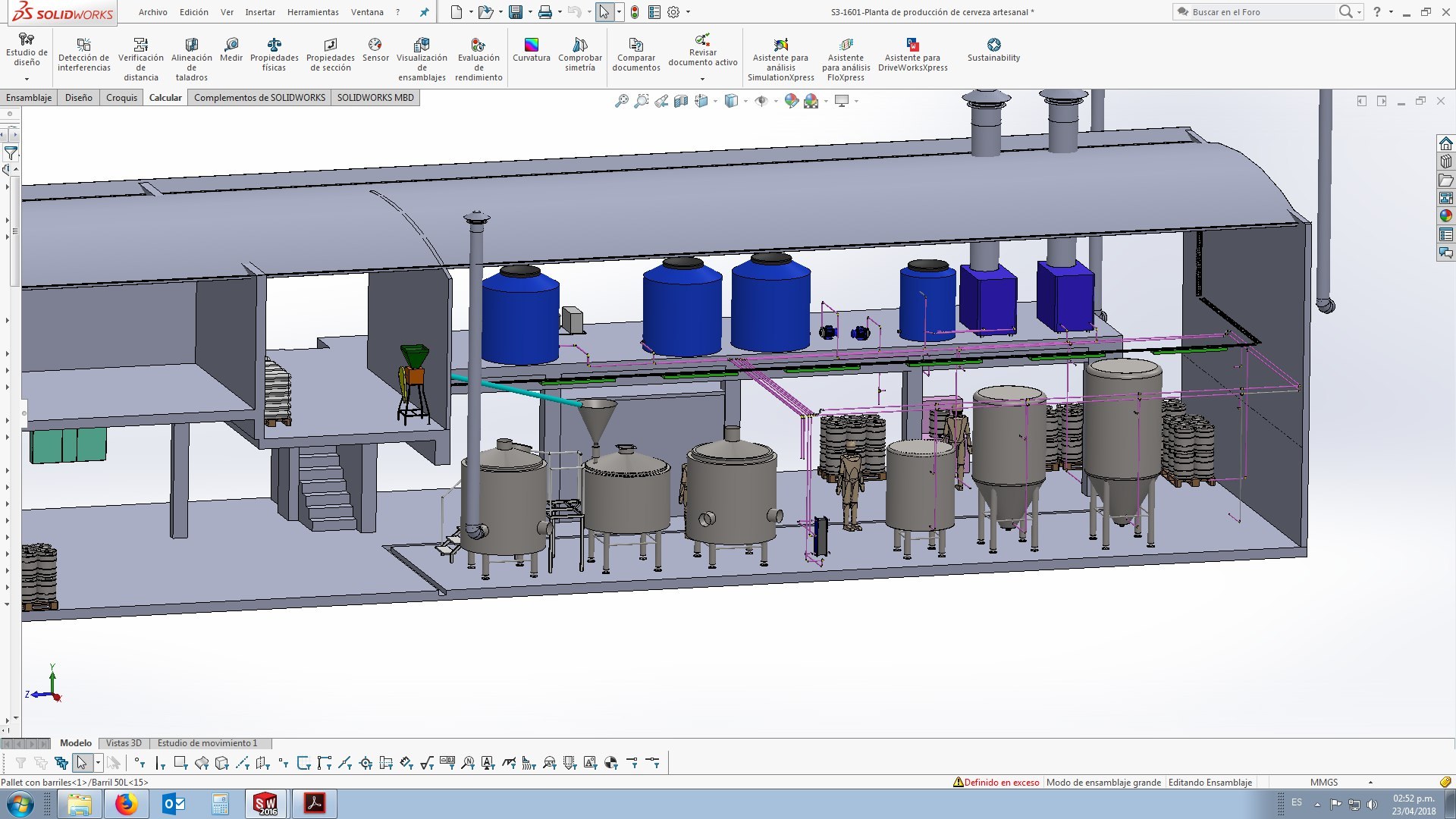 Layout de Micro Planta de Cerveza Artesanal